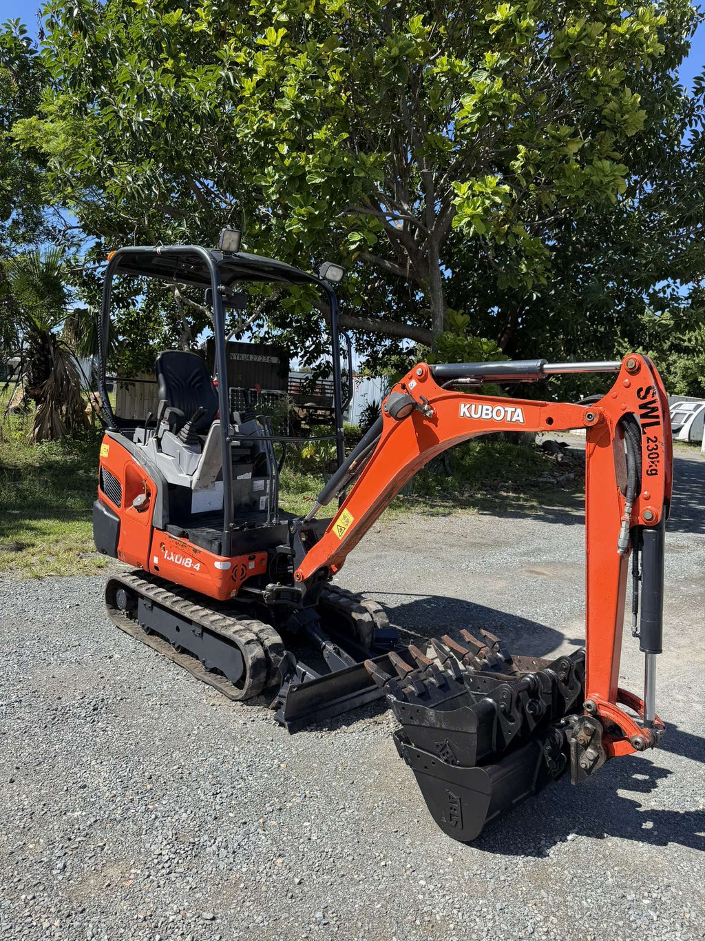 Kubota KX018-4 Mini Excavator For Sale Queensland Australia – 1.8T Digger 2100hrs